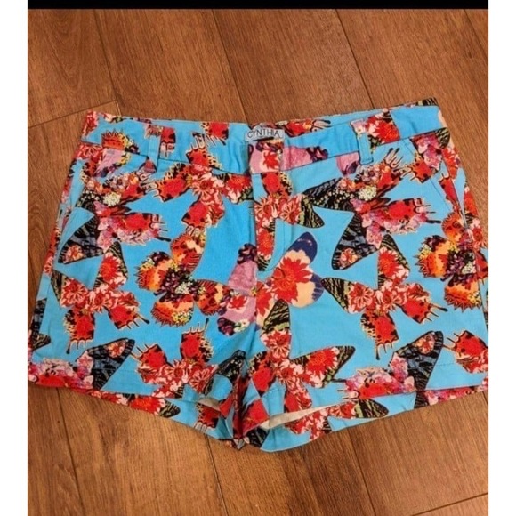 Cynthia Rowley Pants - Cynthia Rowley butterfly pattern shorts